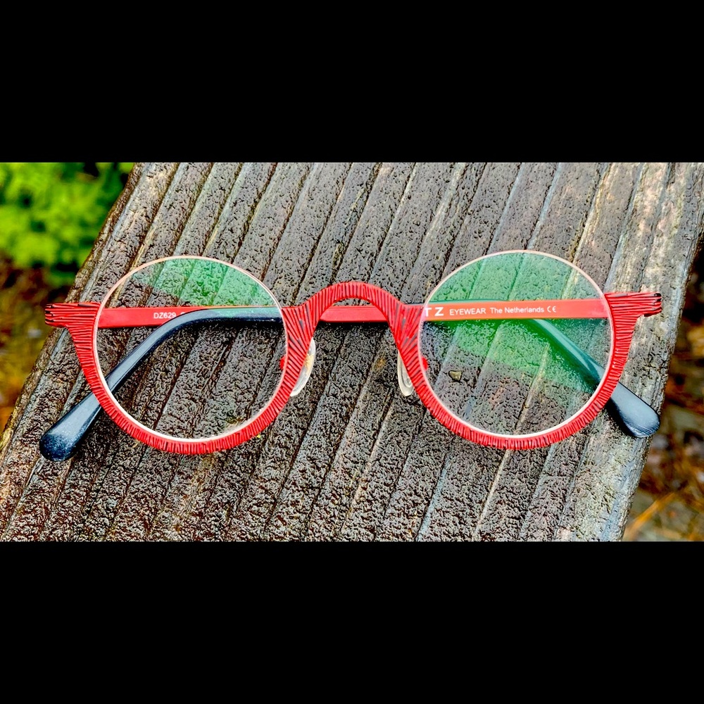 Dutz DZ 629 Half Rim in Red Col.65
